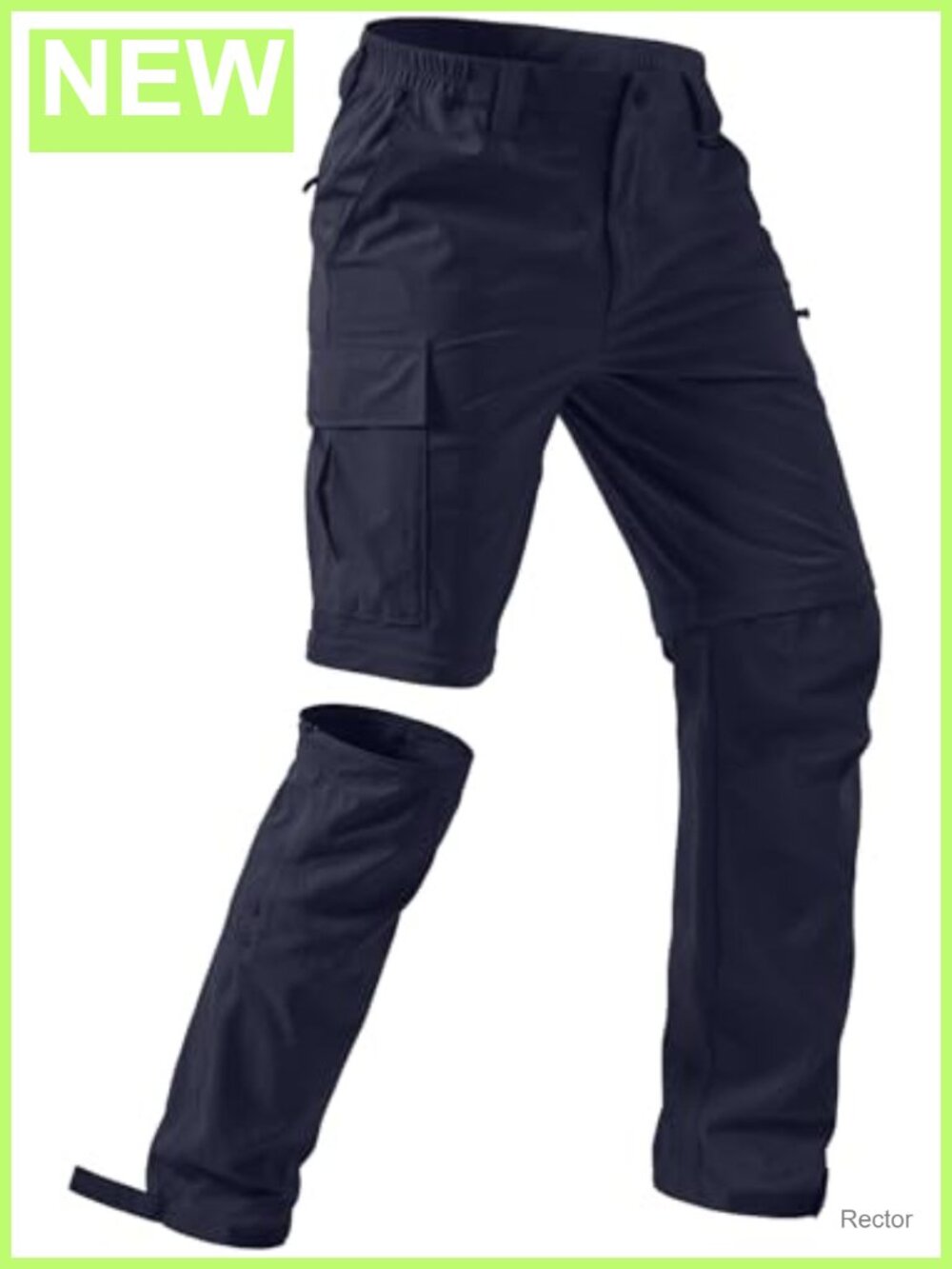 Men's Hiking Pants Convertible Zip-Off Lightweight Nylon